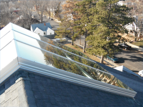 Insulated glass ridge skylight